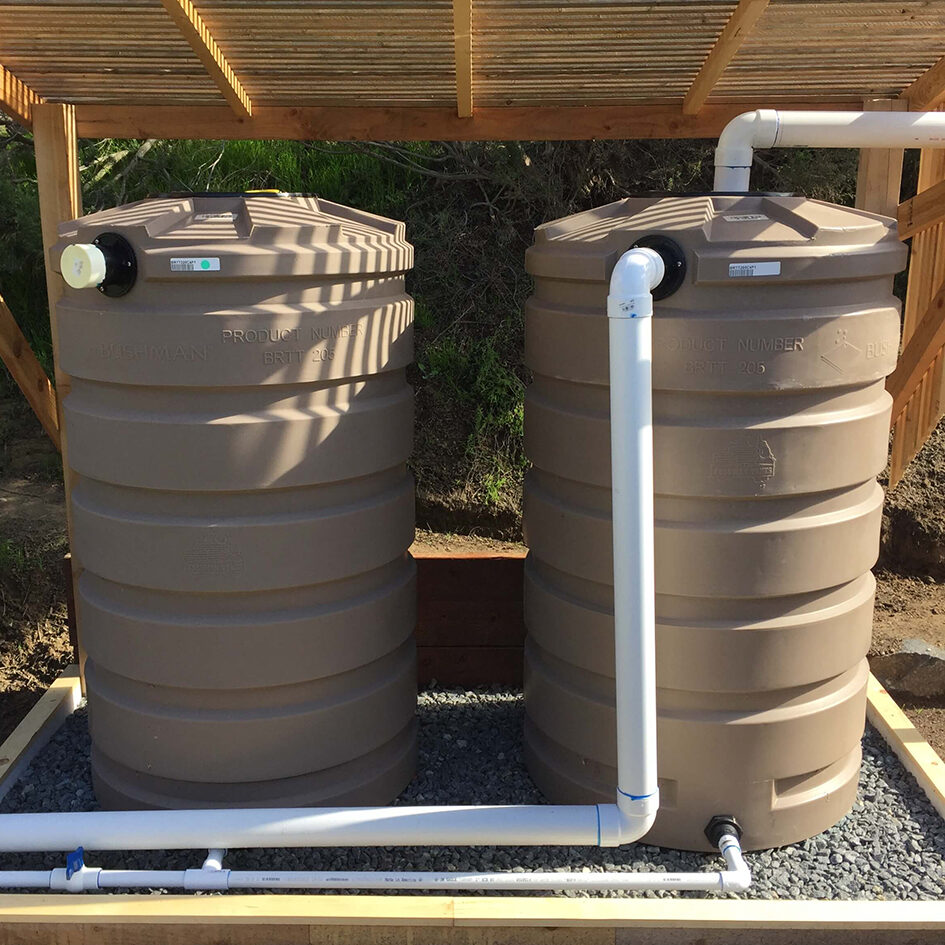 Rainwater harvesting